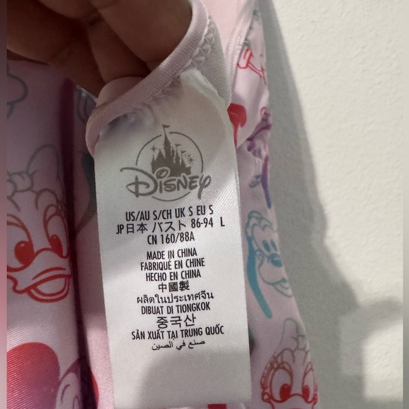 Disney Pink One Piece Swimsuit - Picture 6 of 6